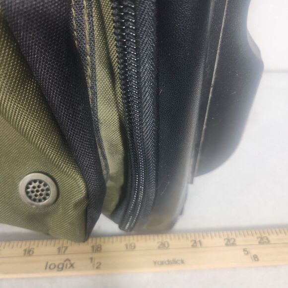 Rugged Gear Rolling Duffel Backpack 96L Green Black Wheels Travel Hiking Bag - Picture 3 of 12